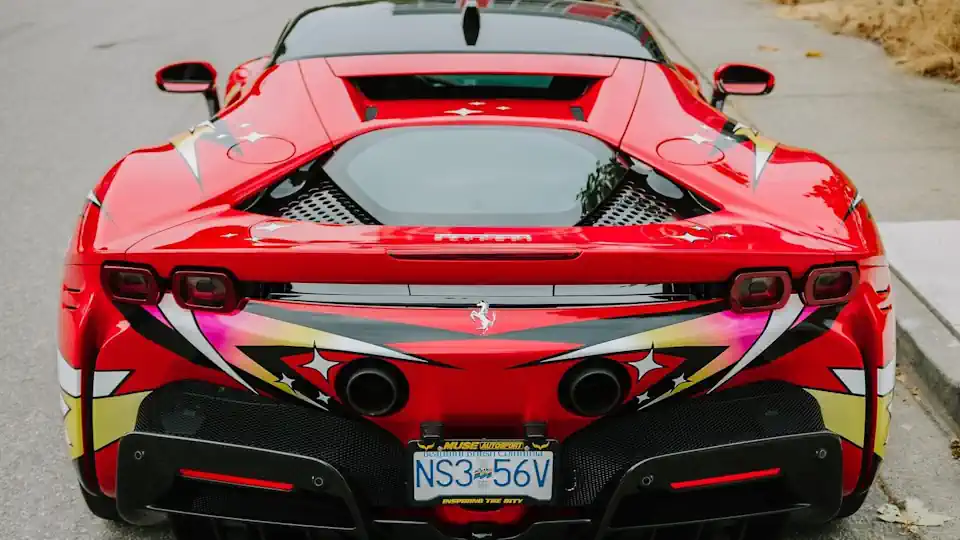 Ferrari SF90 custom wrap