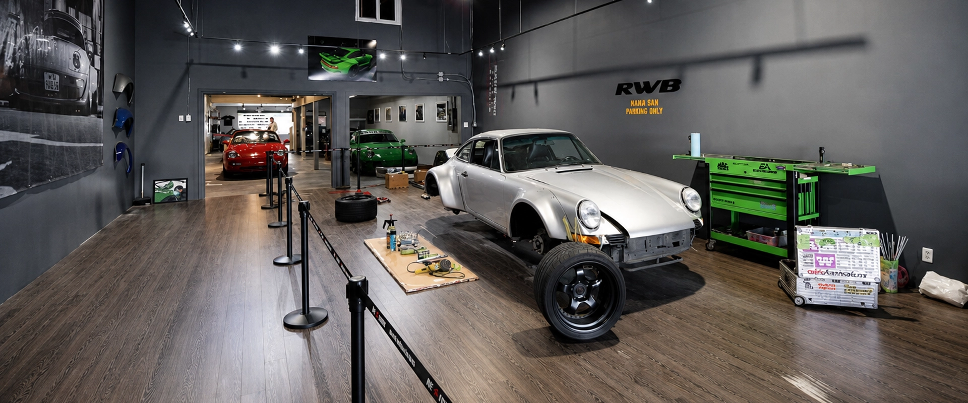 The Muse Autosport shop
